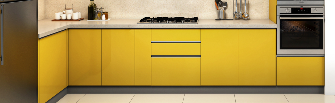 cozinha laca amarela